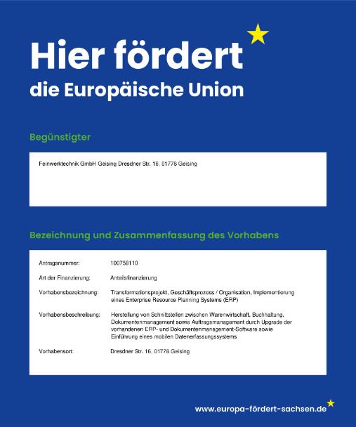Vorschau Förderungen – Hier fördert die Europäische Union